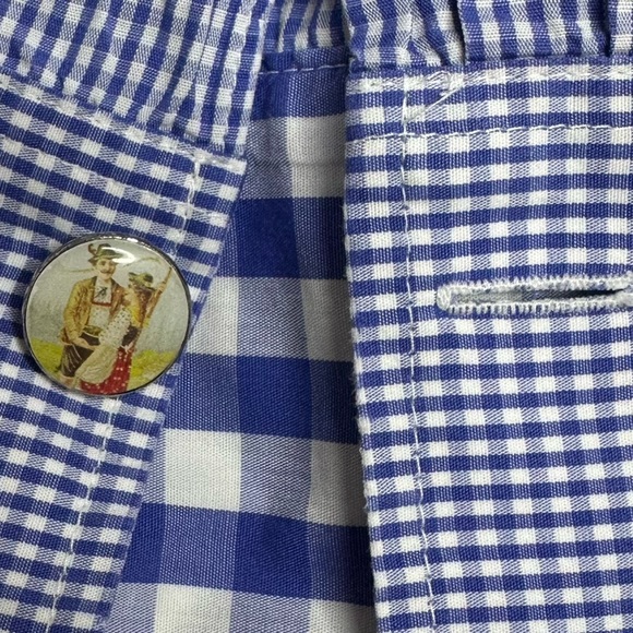 Wallman Austrian Embroidered Gingham Floral Shirt - Picture 10 of 16